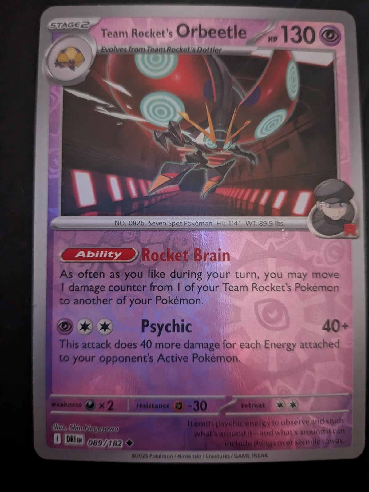 Team Rocket's Orbeetle 089/182
