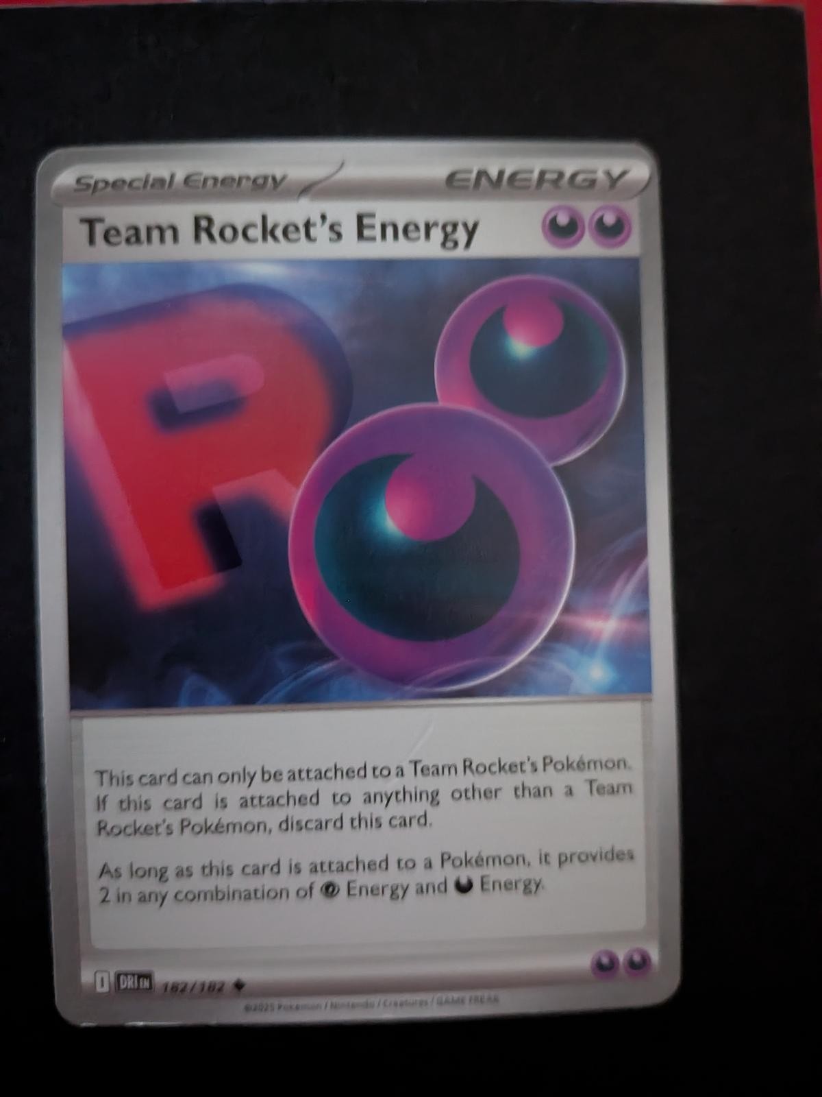 Team Rocket's Energy 182/182 Prize Pack Series Cards