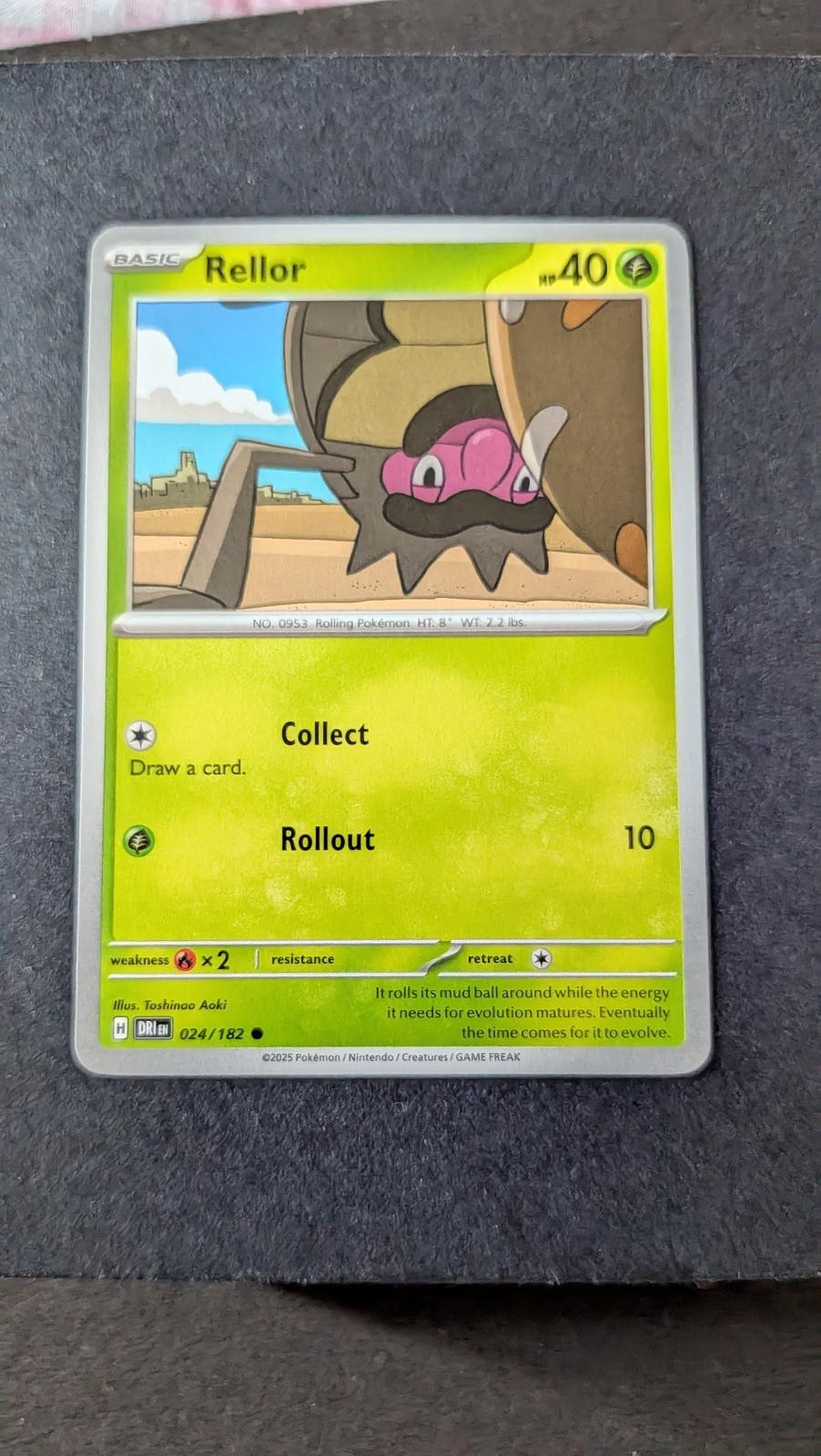 Rellor 024/182 Common Destined Rivals Pokemon Near Mint