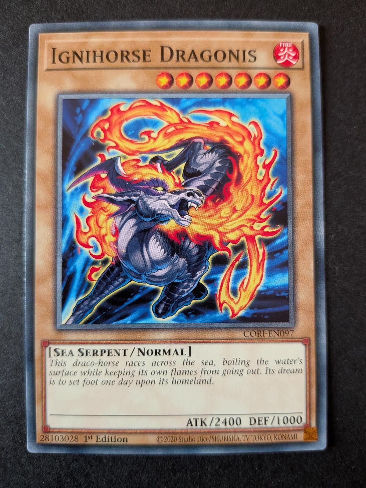 Ignihorse Dragonis CORI-EN097 Chaos Origins Yu-Gi-Oh