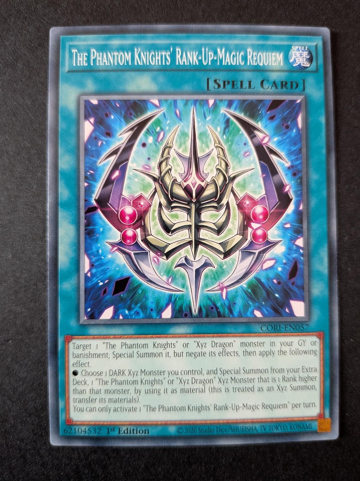 The Phantom Knights' Rank-Up-Magic Requiem CORI-EN057 Chaos Origins Yu-Gi-Oh
