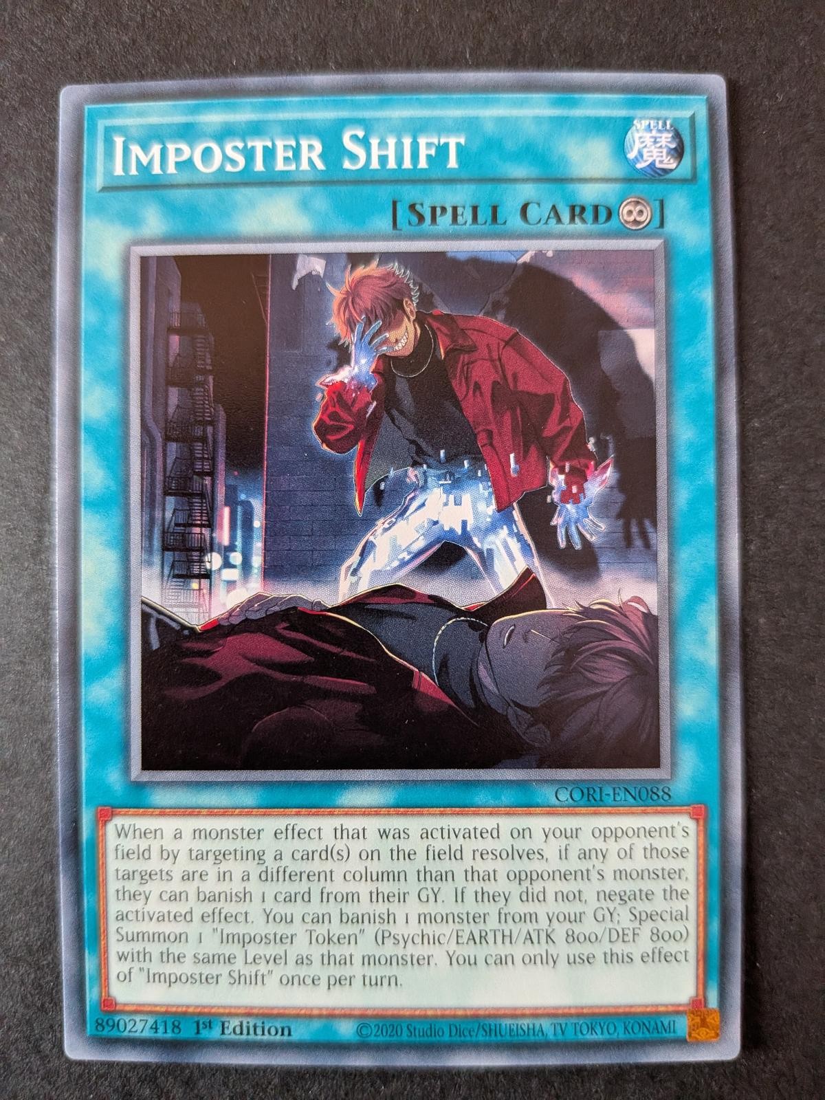View 2 of Imposter Shift CORI-EN088 Chaos Origins Yu-Gi-Oh
