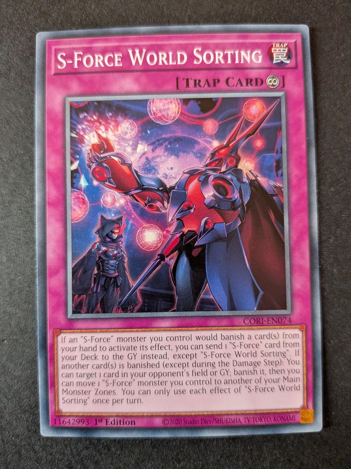 S-Force World Sorting CORI-EN074 Chaos Origins Yu-Gi-Oh