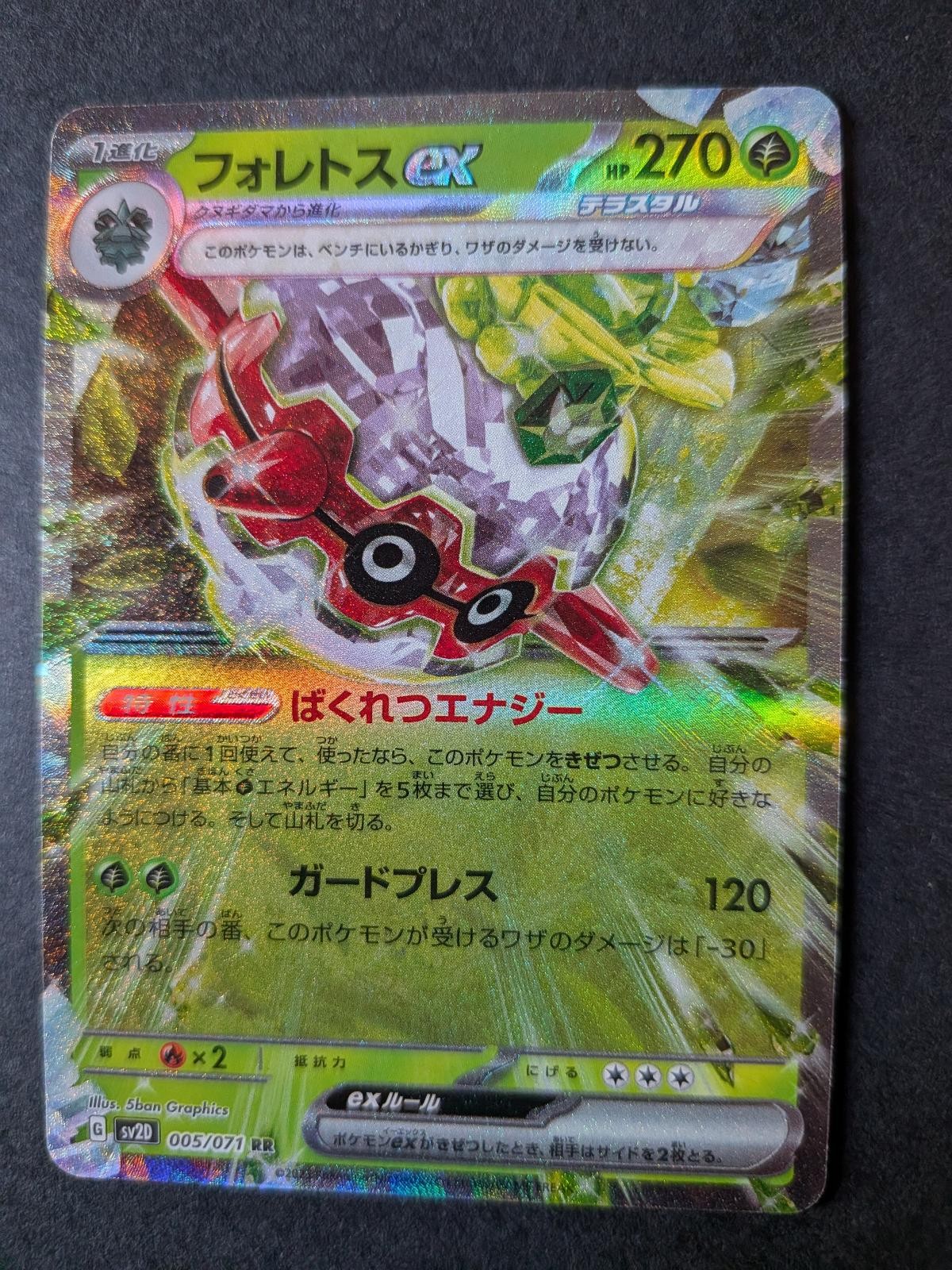 Forretress EX 005/071 Double Rare Clay Burst Pokemon Japanese Holo Near Mint
