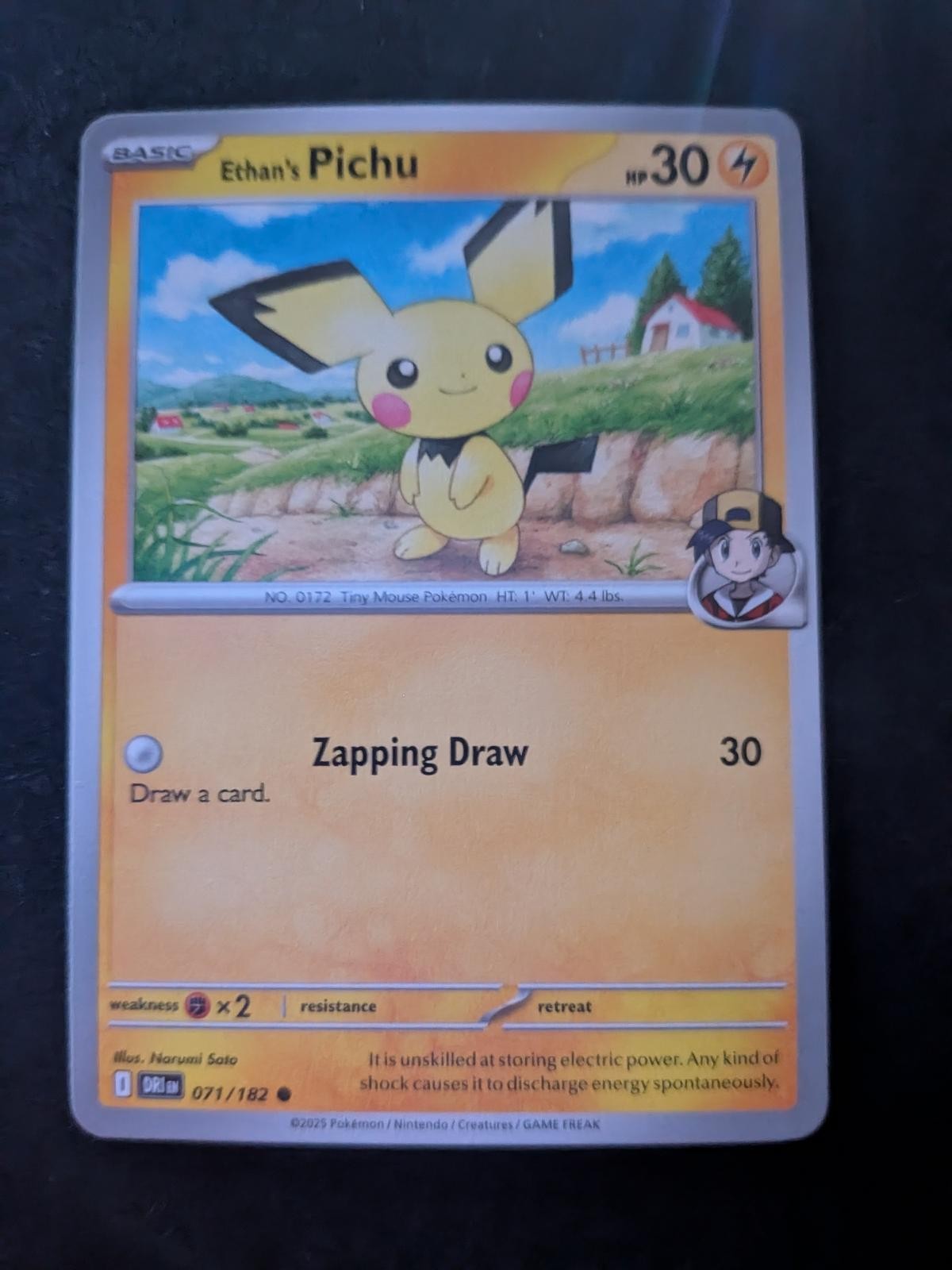 Ethan's Pichu 071/182