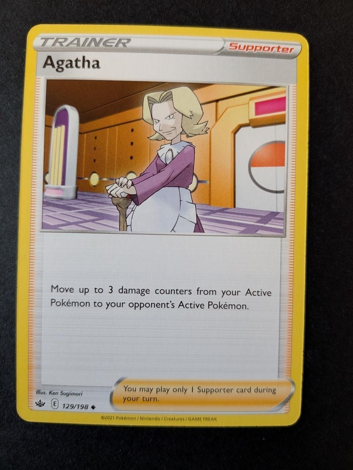 Agatha 129/198 Uncommon Chilling Reign Pokemon Lightly Played