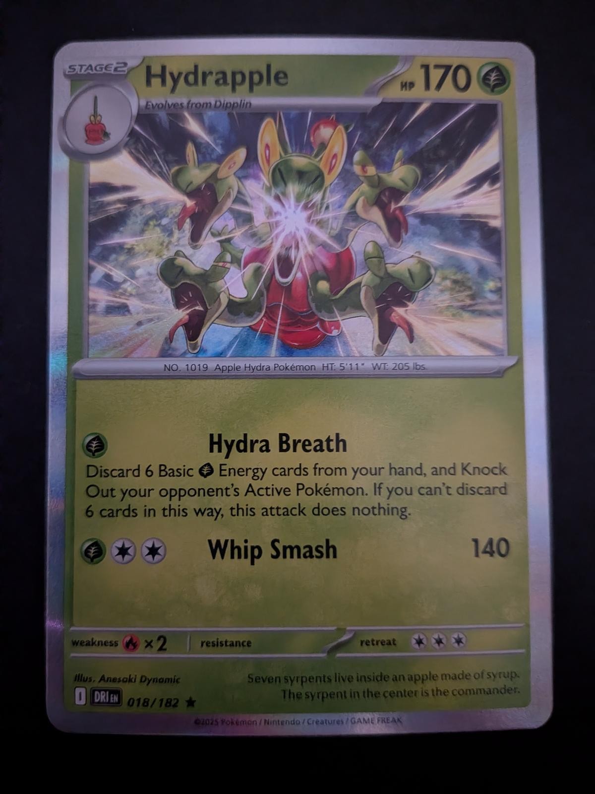 Hydrapple 018/182 RareHolo