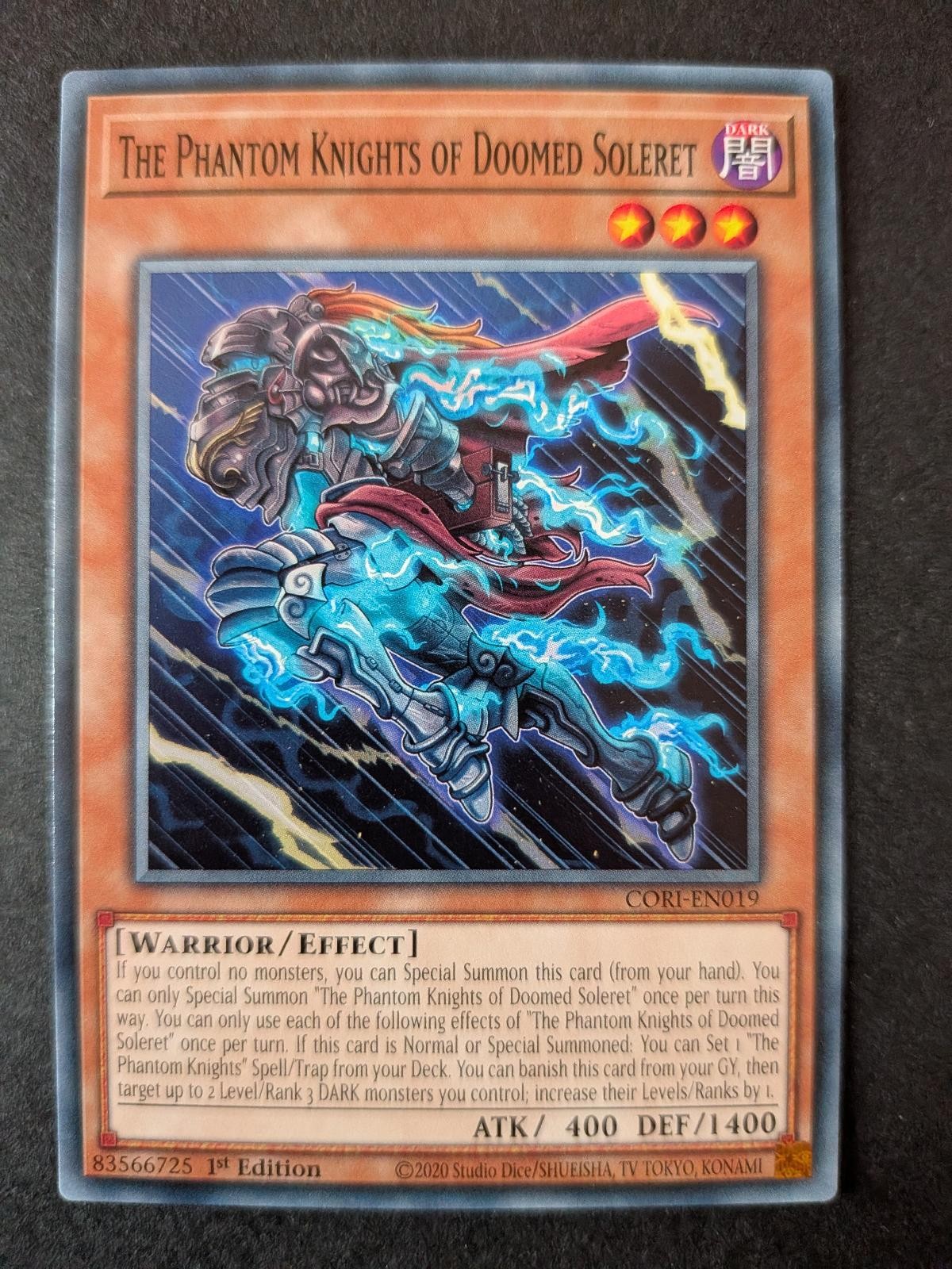The Phantom Knights of Doomed Soleret CORI-EN019 Chaos Origins Yu-Gi-Oh