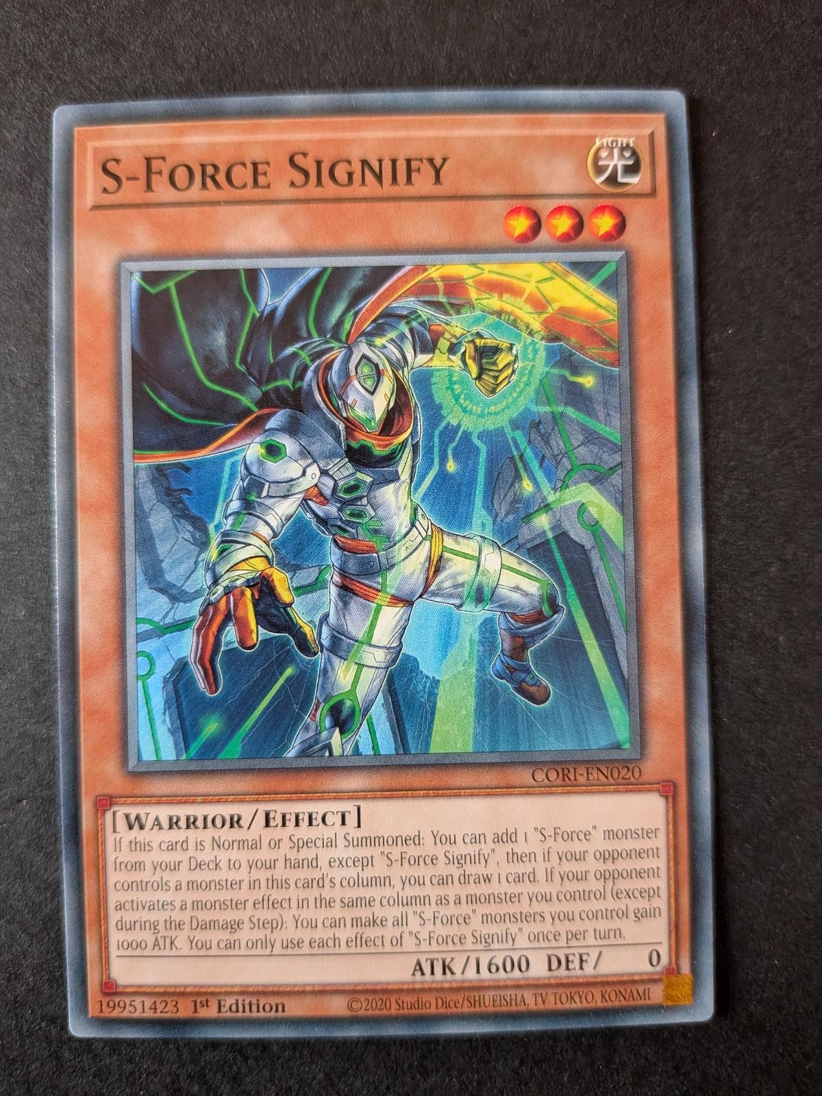 S-Force Signify CORI-EN020 Chaos Origins Yu-Gi-Oh