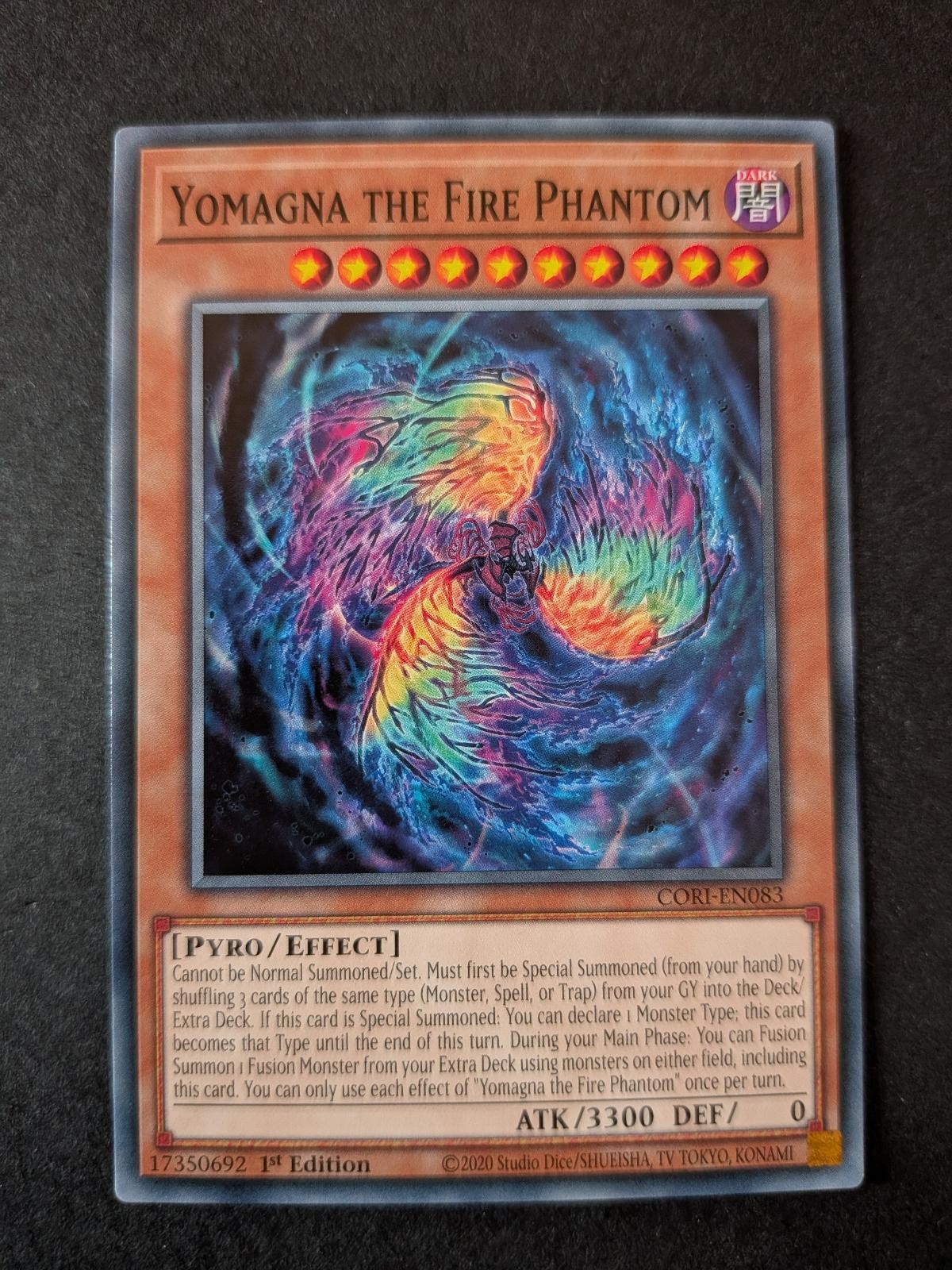 View 2 of Yomagna the Fire Phantom CORI-EN083 Chaos Origins Yu-Gi-Oh