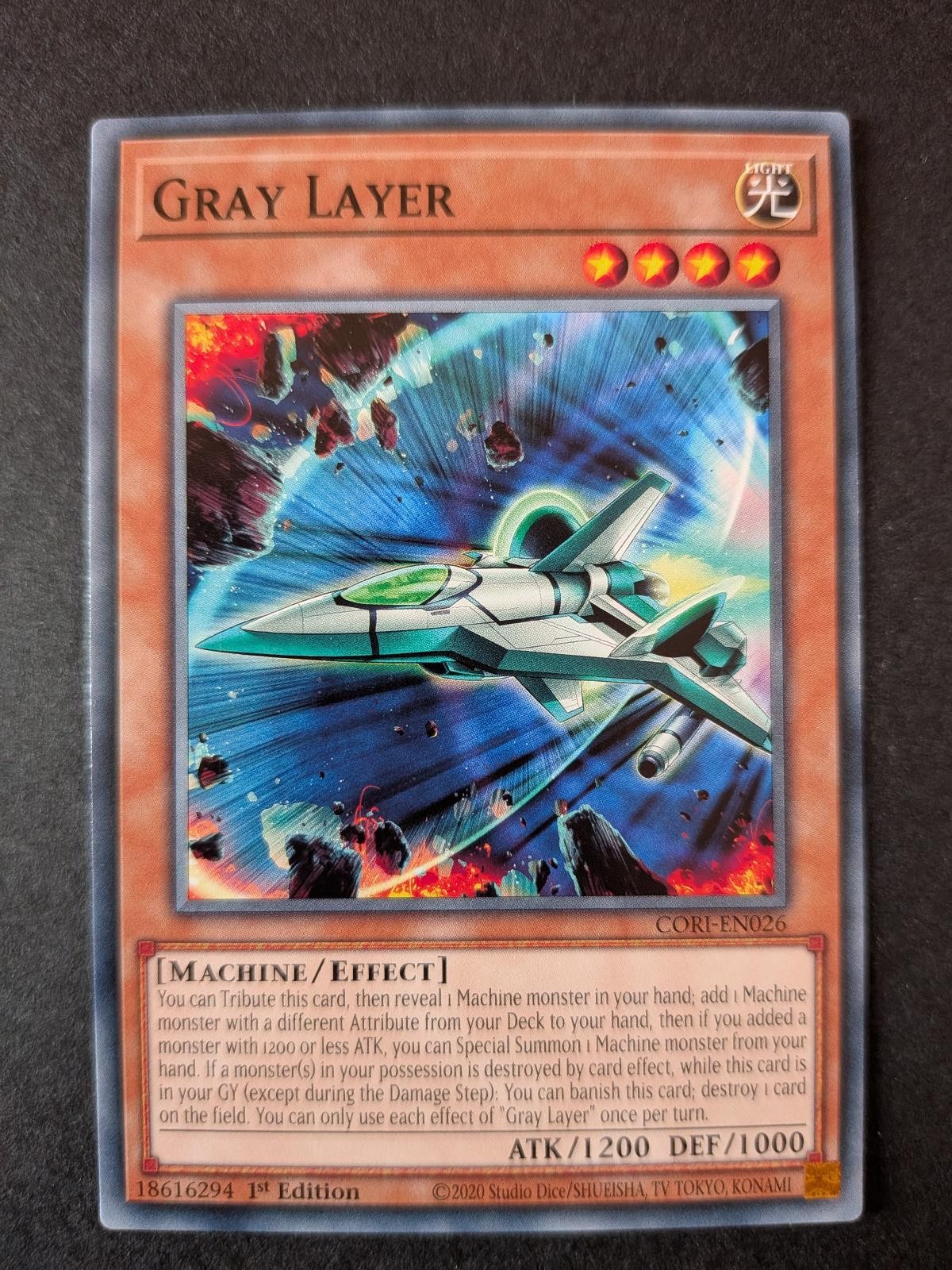 Gray Layer CORI-EN026 Common / Short Print Chaos Origins Yu-Gi-Oh