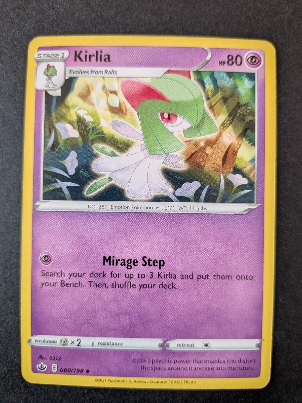 Kirlia 060/198 Uncommon Chilling Reign Pokemon Lightly Played