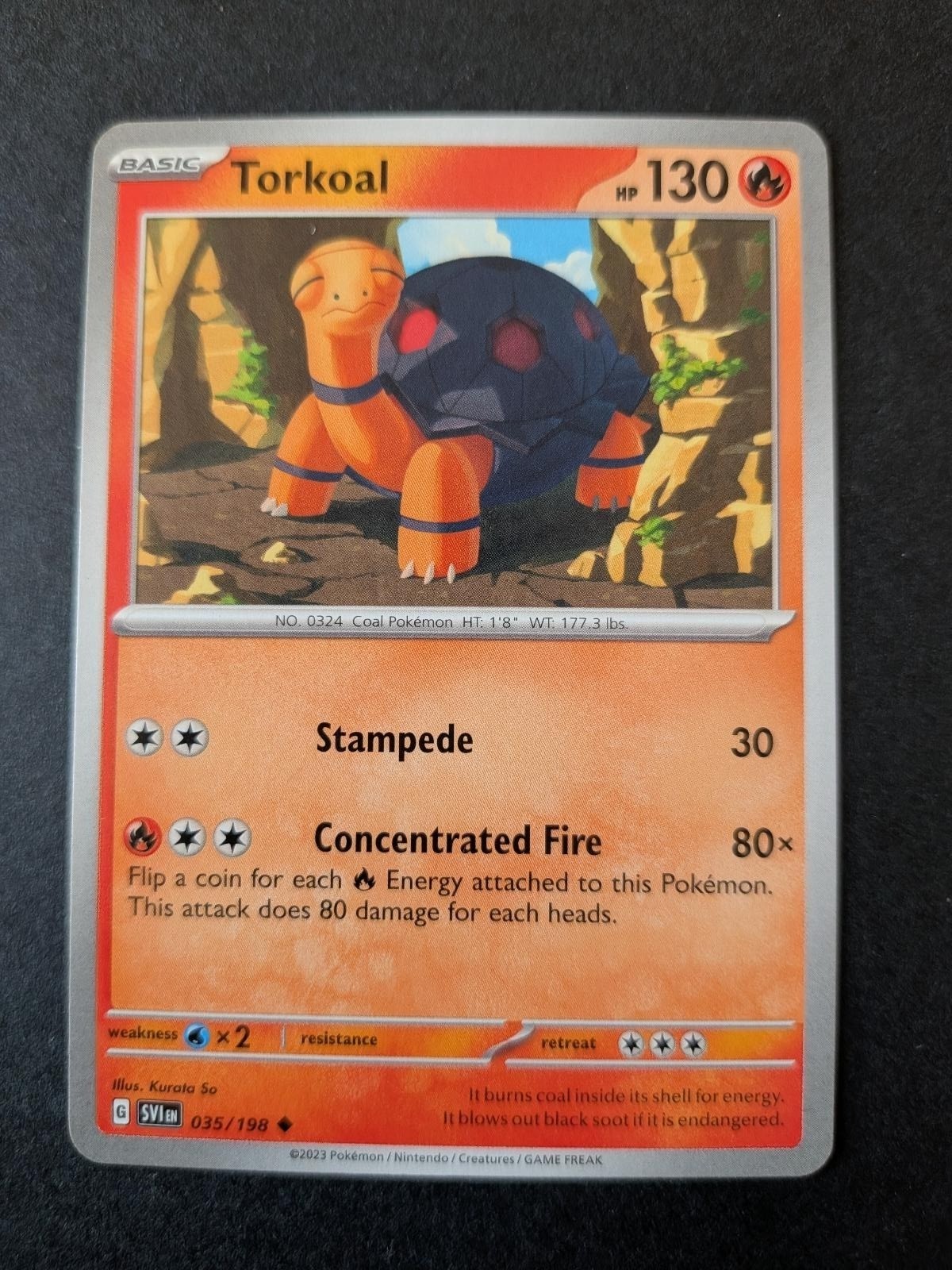 Torkoal - Armarouge 53 035/198 Uncommon Battle Academy 2024 Pokemon LP