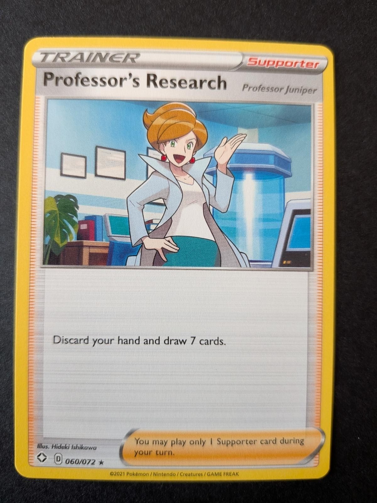 Professor's Research 060/072 Rare Shining Fates Pokemon Lightly Played