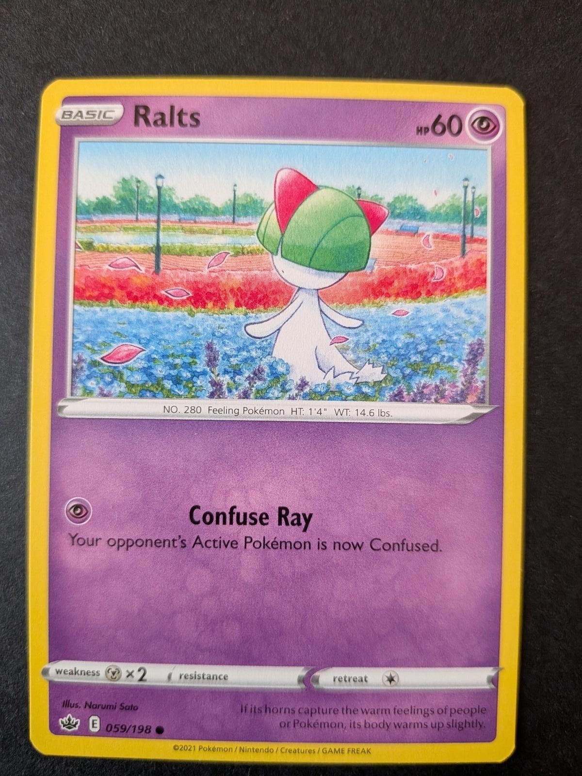 Ralts 059/198 Common Chilling Reign Pokemon Lightly Played