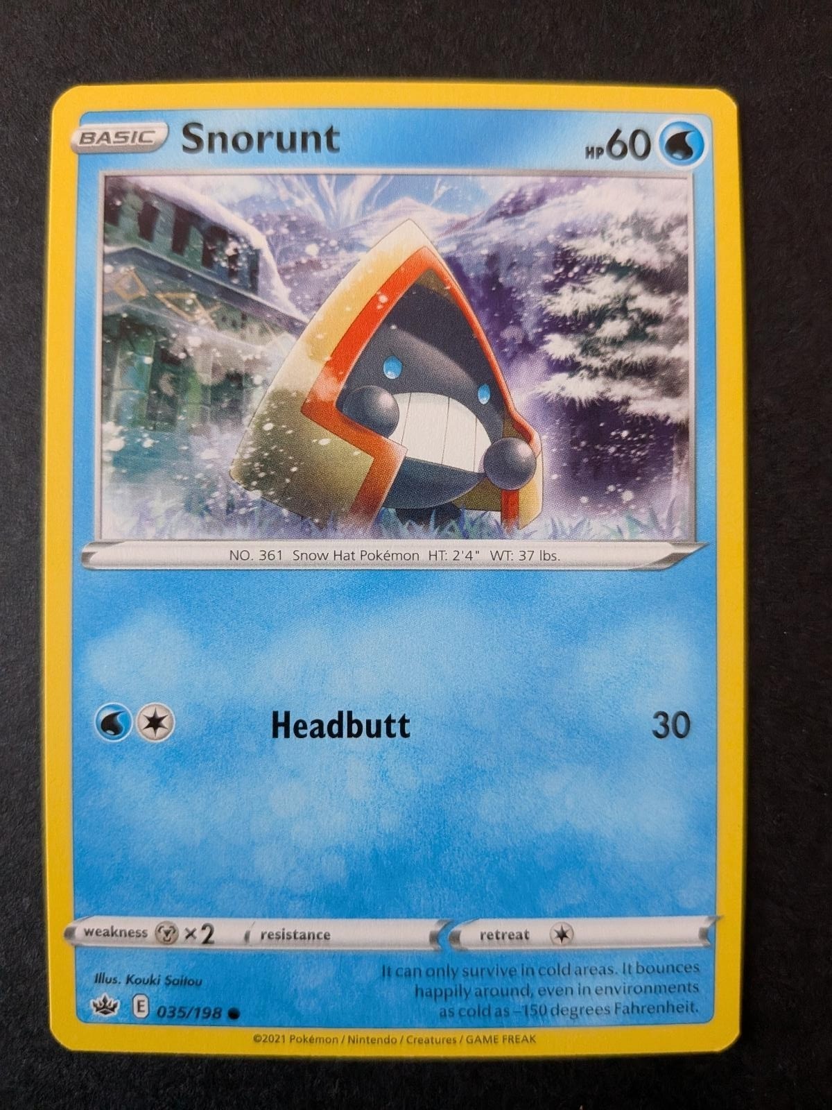 Snorunt 035/198 Common Chilling Reign Pokemon Lightly Played