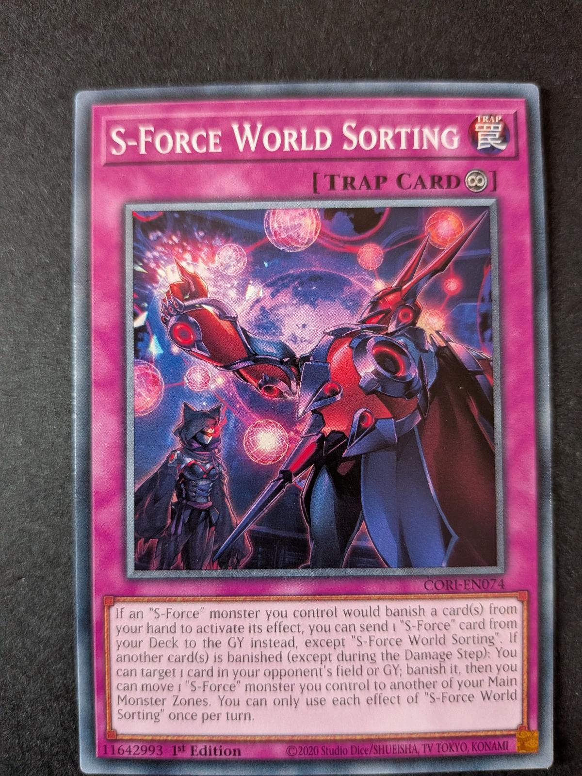 View 2 of S-Force World Sorting CORI-EN074 Chaos Origins Yu-Gi-Oh