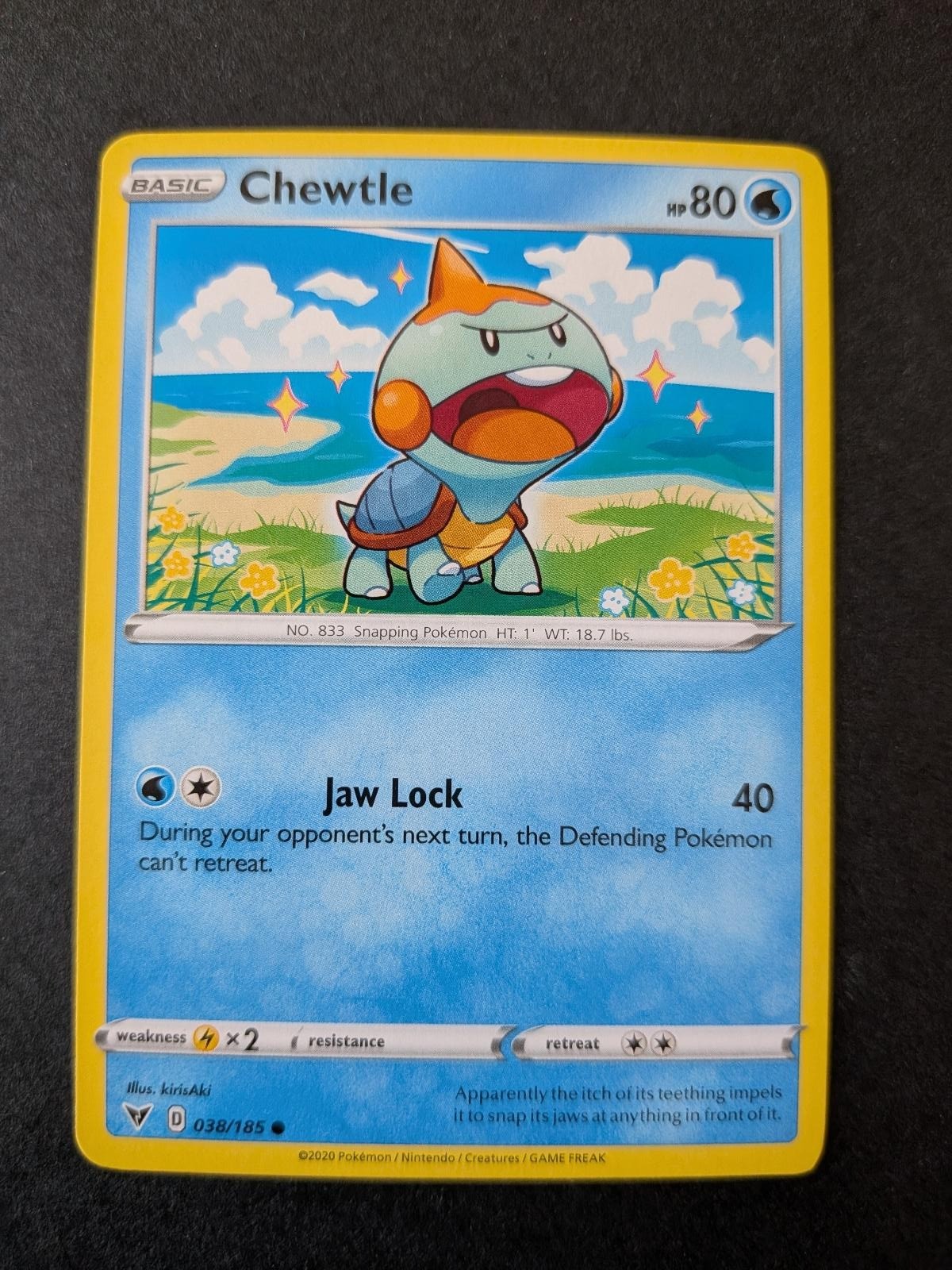 Chewtle 038/185 Common Vivid Voltage Pokemon Lightly Played