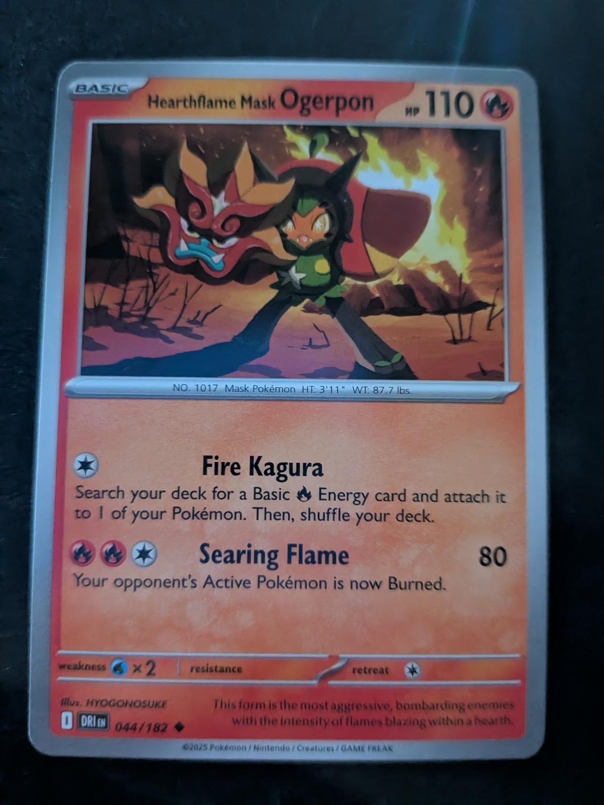 Hearthflame Mask Ogerpon 044/182