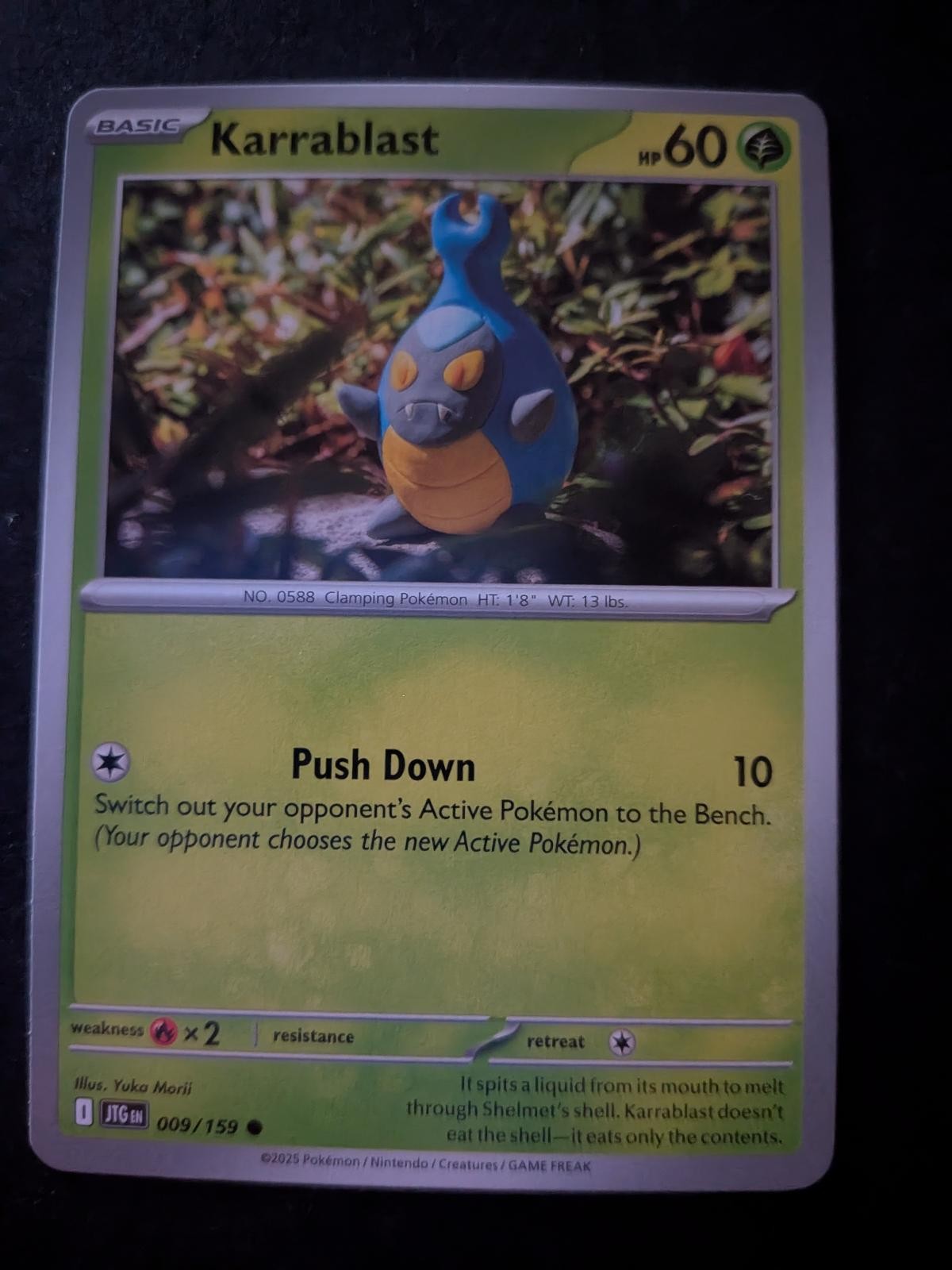 Karrablast 009/159 Common Journey Together Pokemon Near Mint