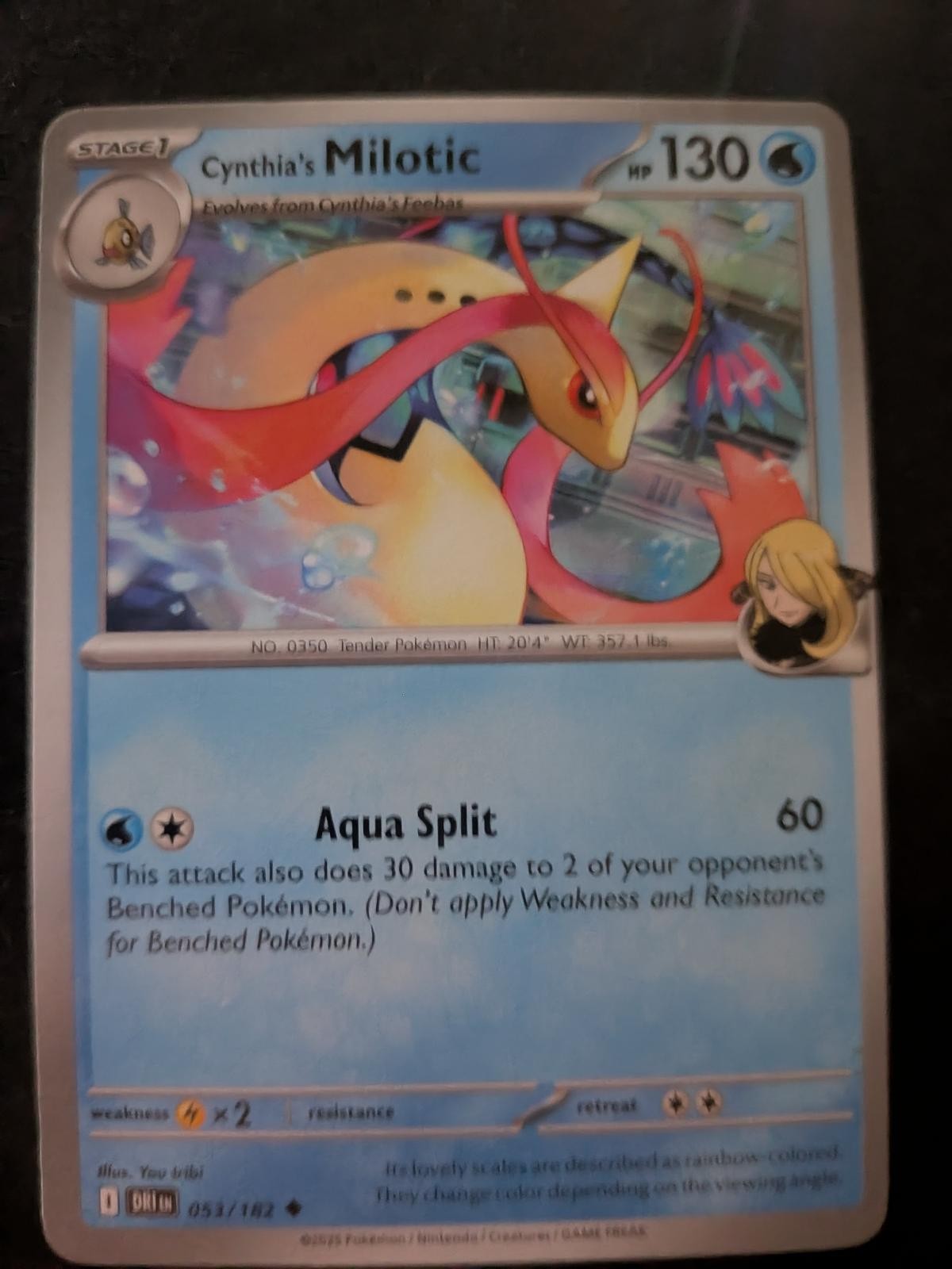 Cynthia's Milotic 053/182
