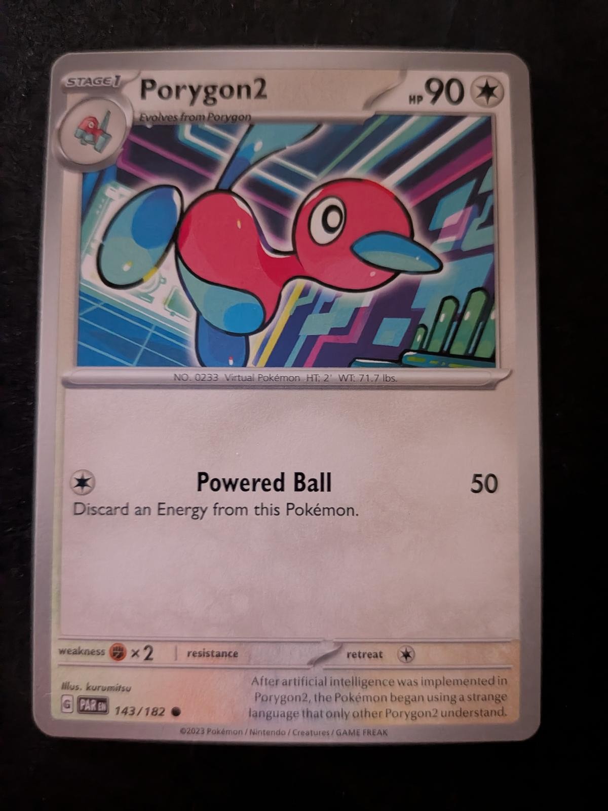 Porygon2 143/182 Paradox Rift